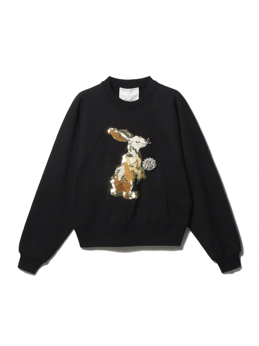 【美品】3.1 Phillip Lim デザインスウェット 3.1 phillip lim / RABBIT エンブロイダリースウェット