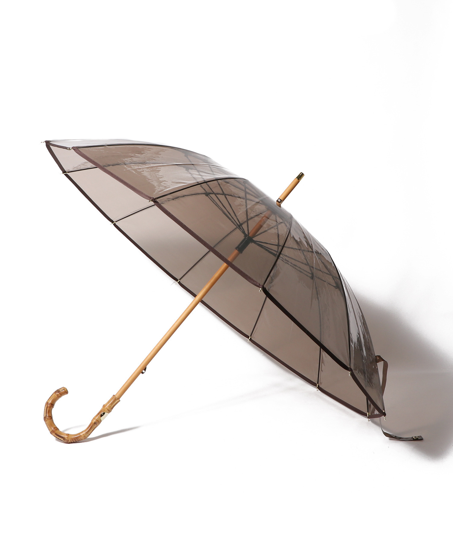 CLEAR UMBRELLA BAMBOO 長傘