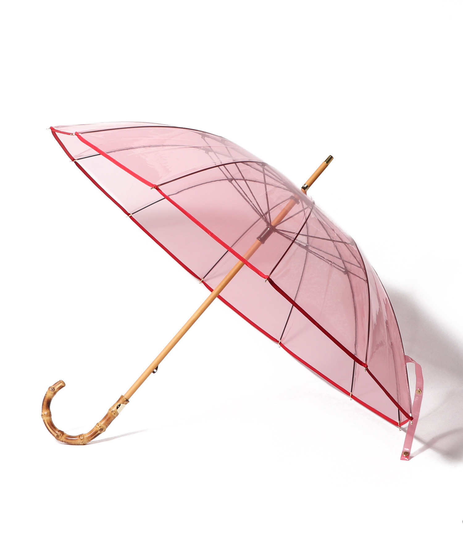 CLEAR UMBRELLA BAMBOO 長傘