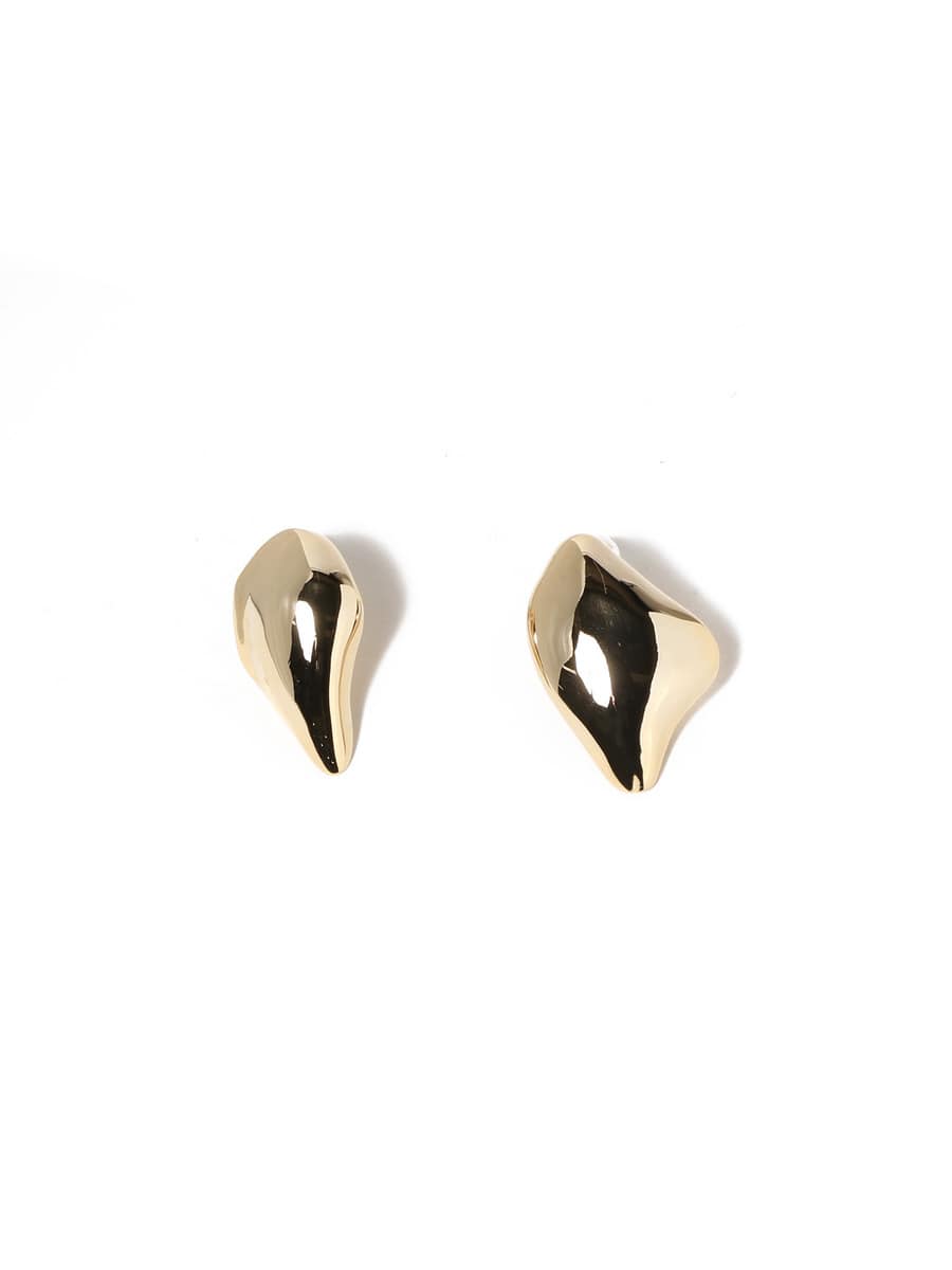 make kurogouchi ピアス Glass Demi Lunar Earrings - clear - Mame Kurogouchi
