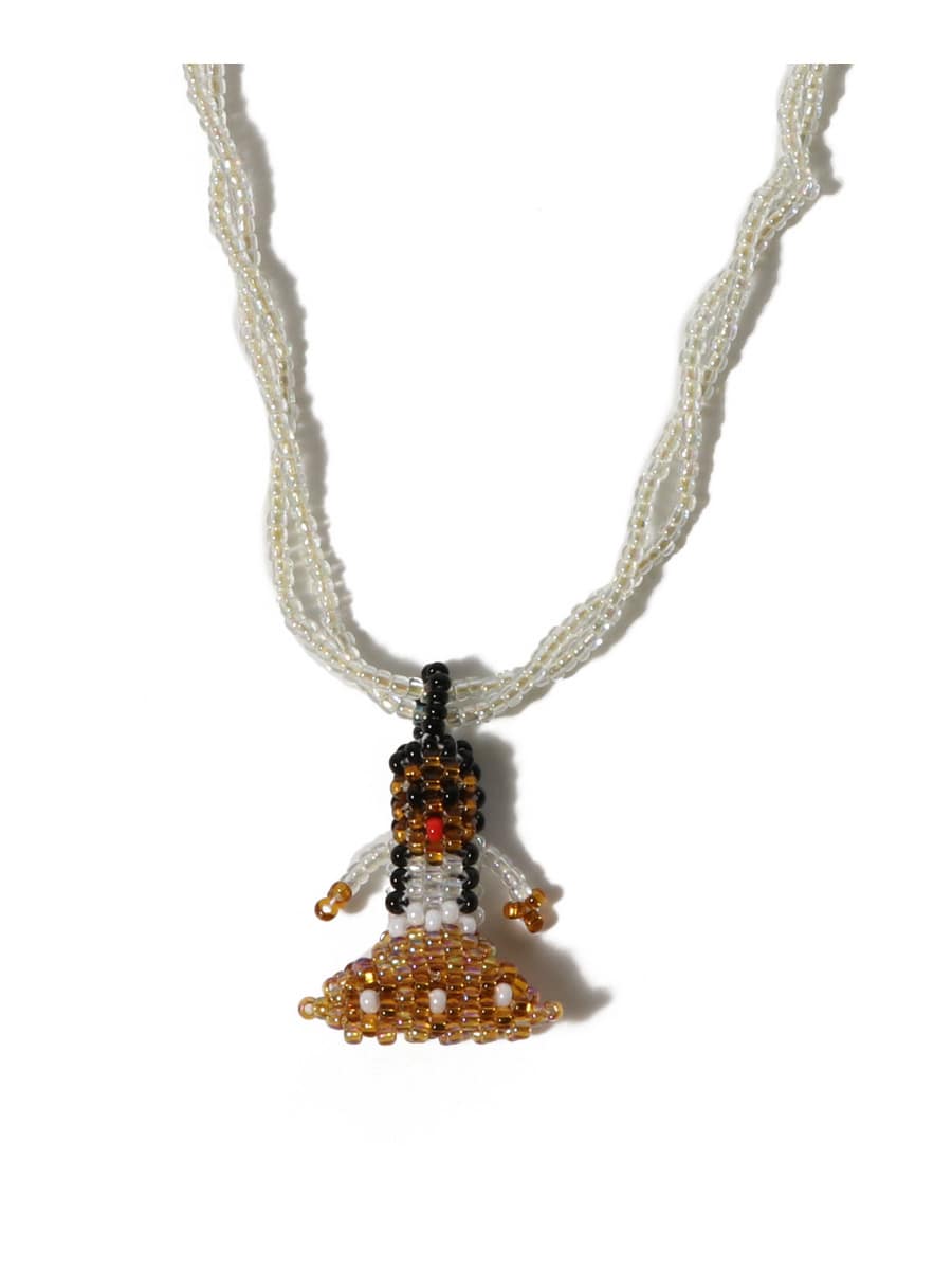 ビーズネックレス