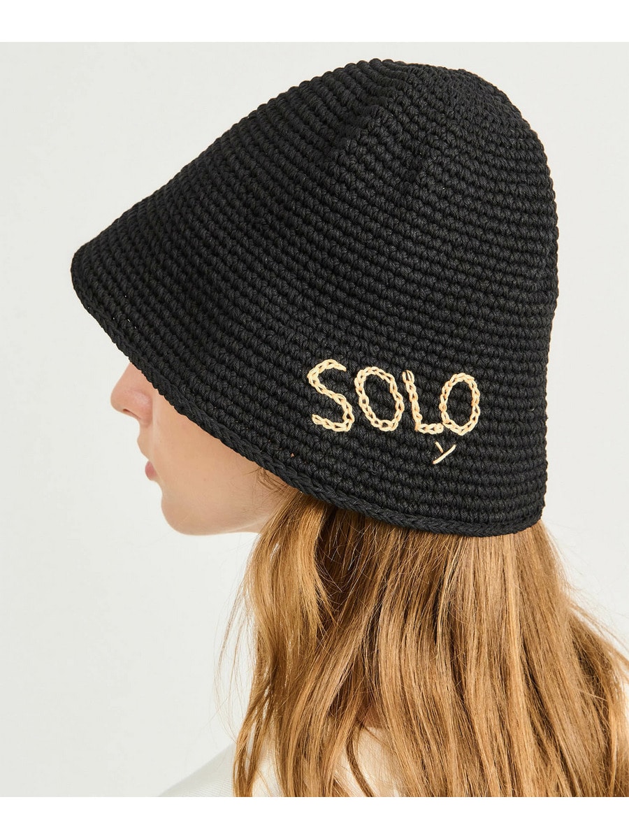 ニードルズ　黒 バケットハット NEEDLES/ニードルズ/×KAE TANAKA BERMUDA HAT - POLY JACQUARD