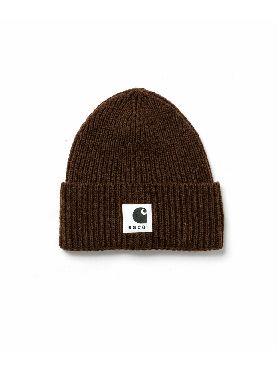 sacai ニット帽・ビーニー SACAI Carhartt WIP サカイ カーハート Beanie ニットビーニー (sacai