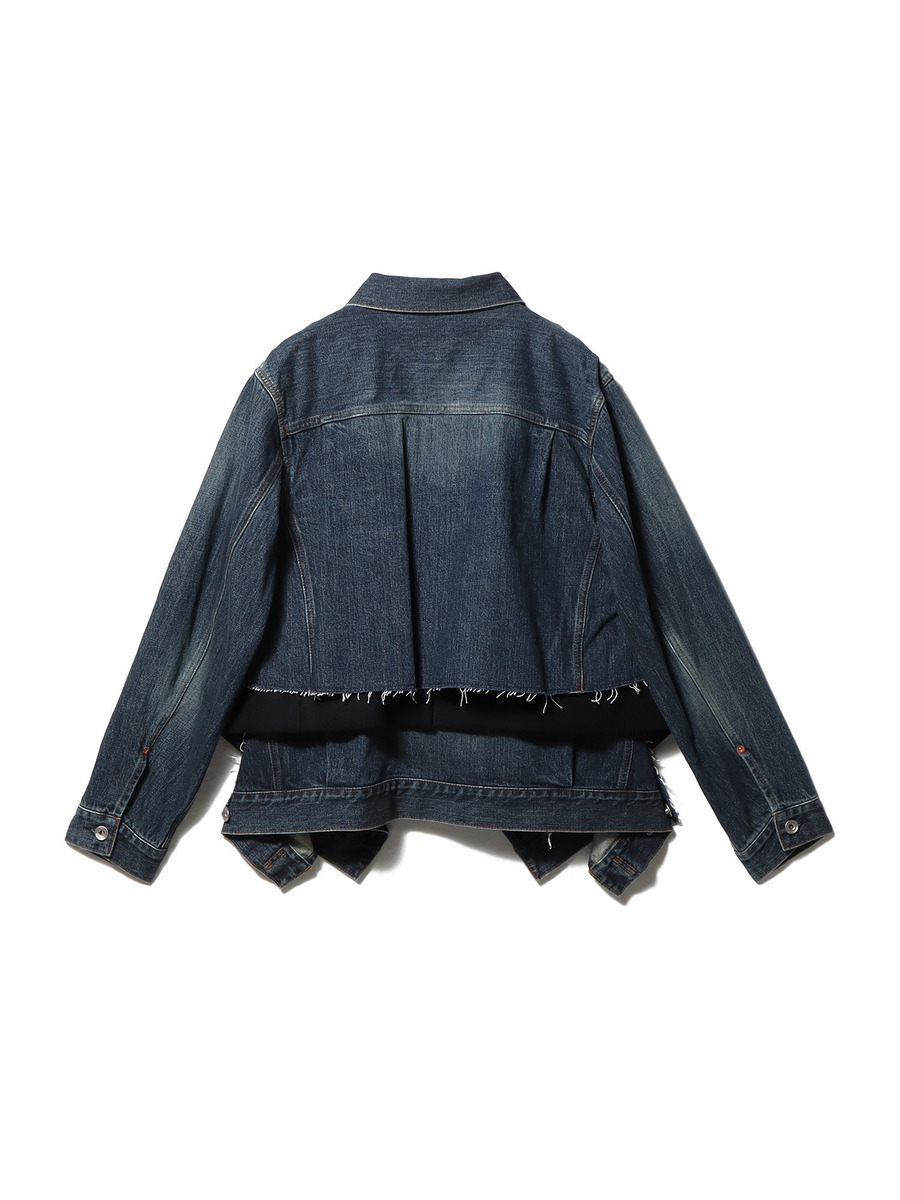 Sacai ゴンズ ウール メルトン バーシティー ジャケット Sacai ゴンズ ウール メルトン バーシティー ジャケット