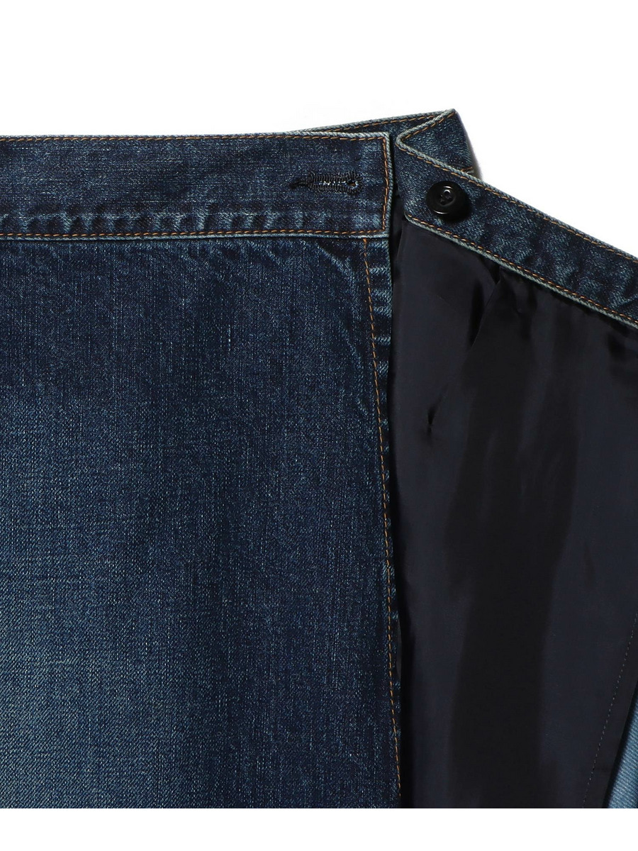 SACAI / プリーツデニムスカート｜ESTNATION ONLINE STORE