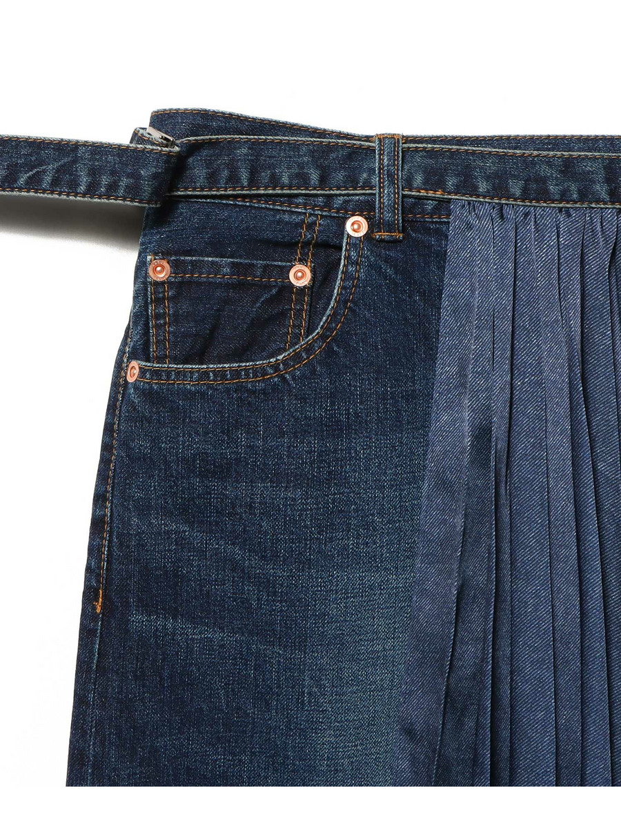 SACAI / プリーツデニムスカート｜ESTNATION ONLINE STORE