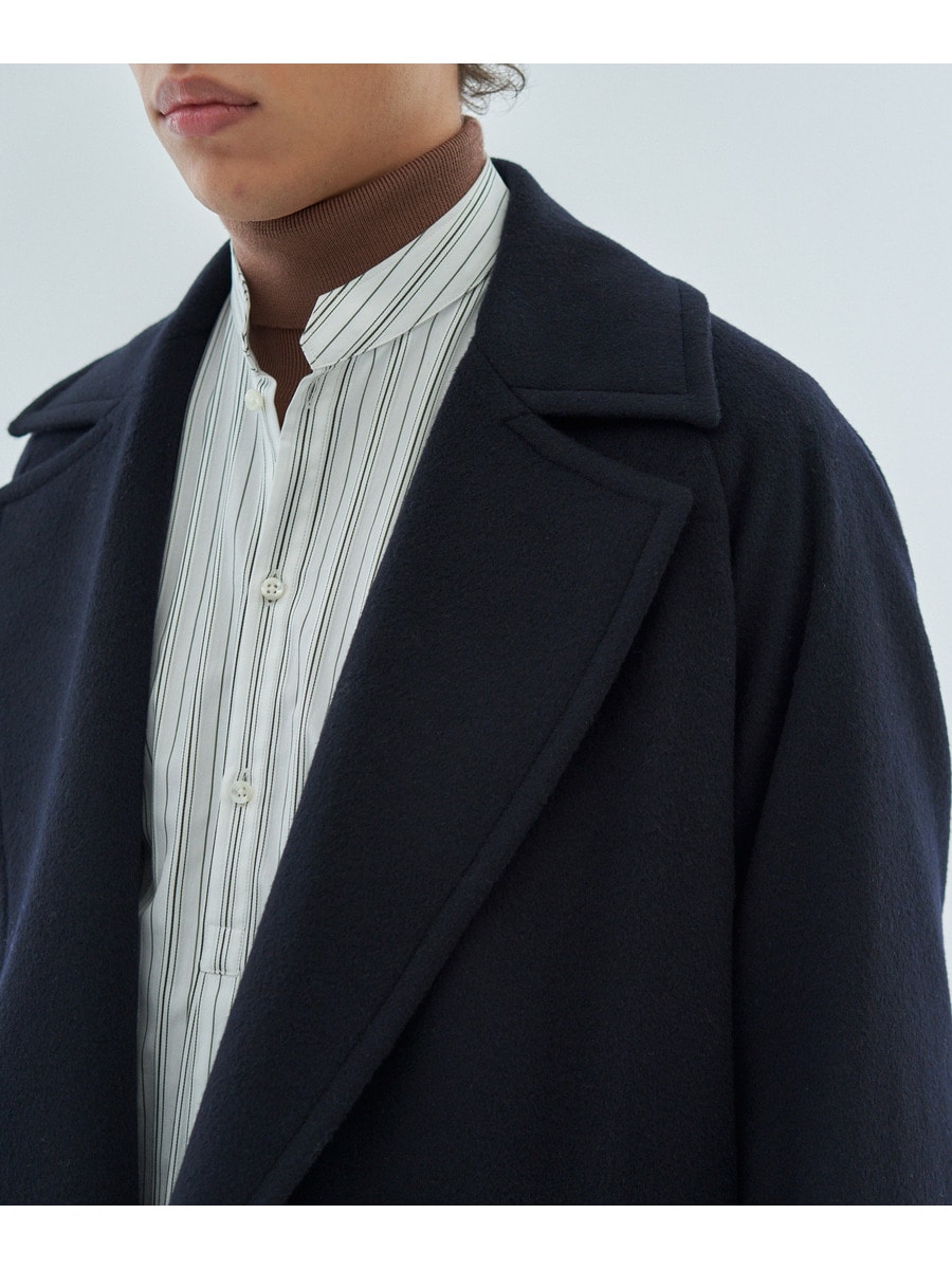 ESTNATION / ウールカシミヤ ビーバーラップコート｜ESTNATION