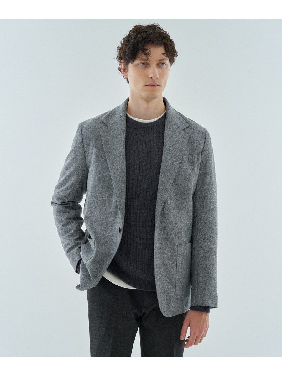 ウールツイード 1Bシングルジャケット