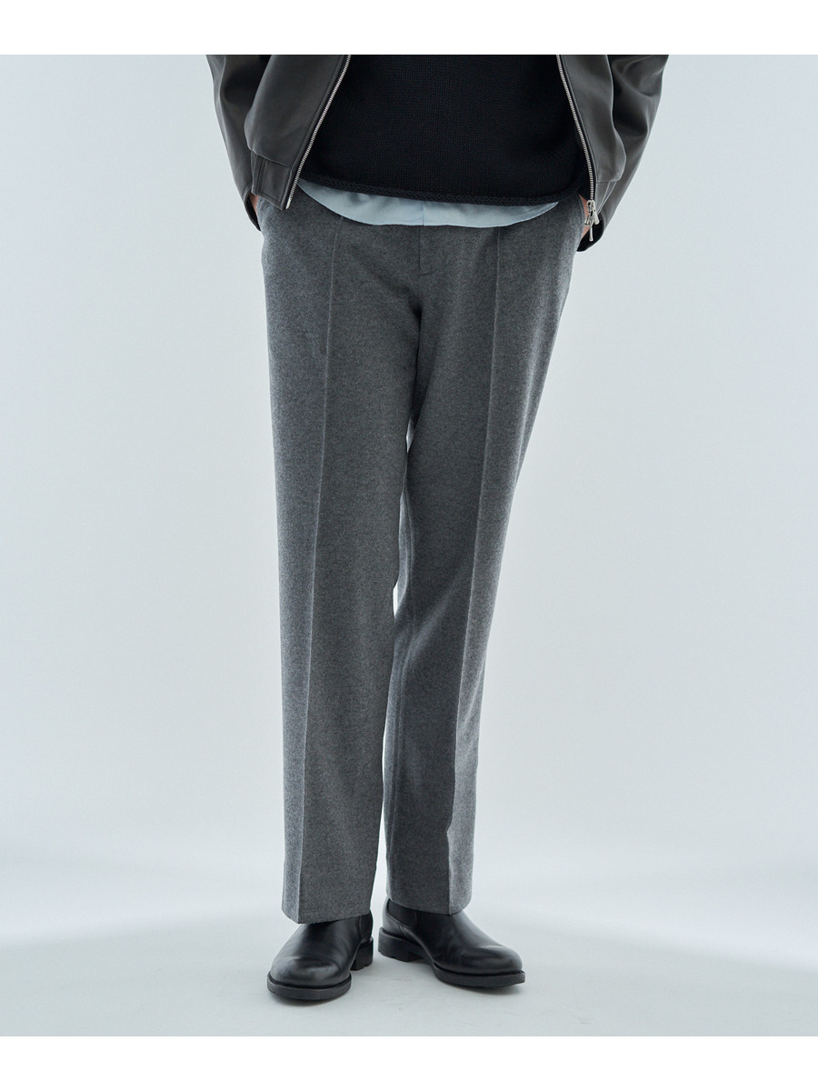 コンプレスウール ピンタックパンツ