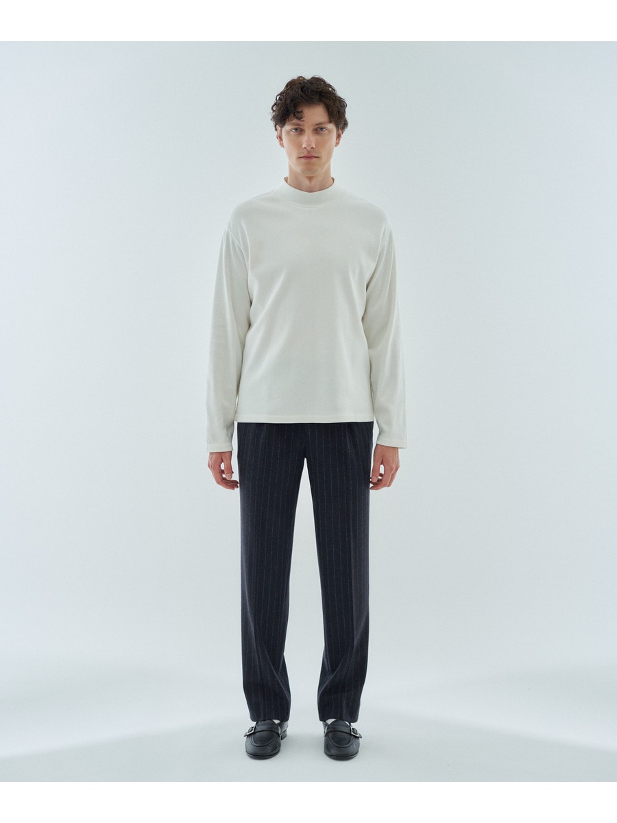 ESTNATION / コンプレスウール ストライプ セットアップパンツ