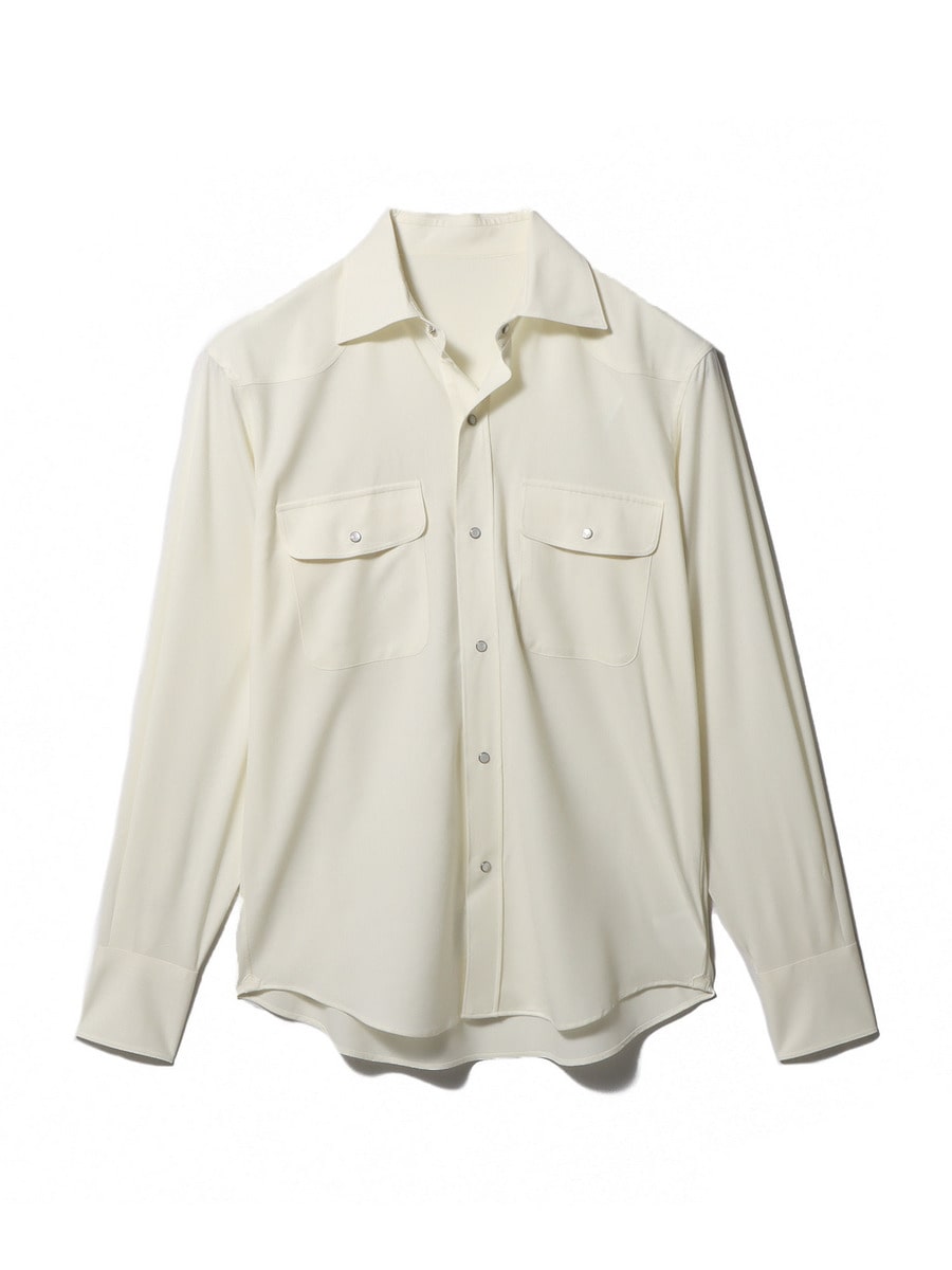 ウールツイル ウエスタンシャツ