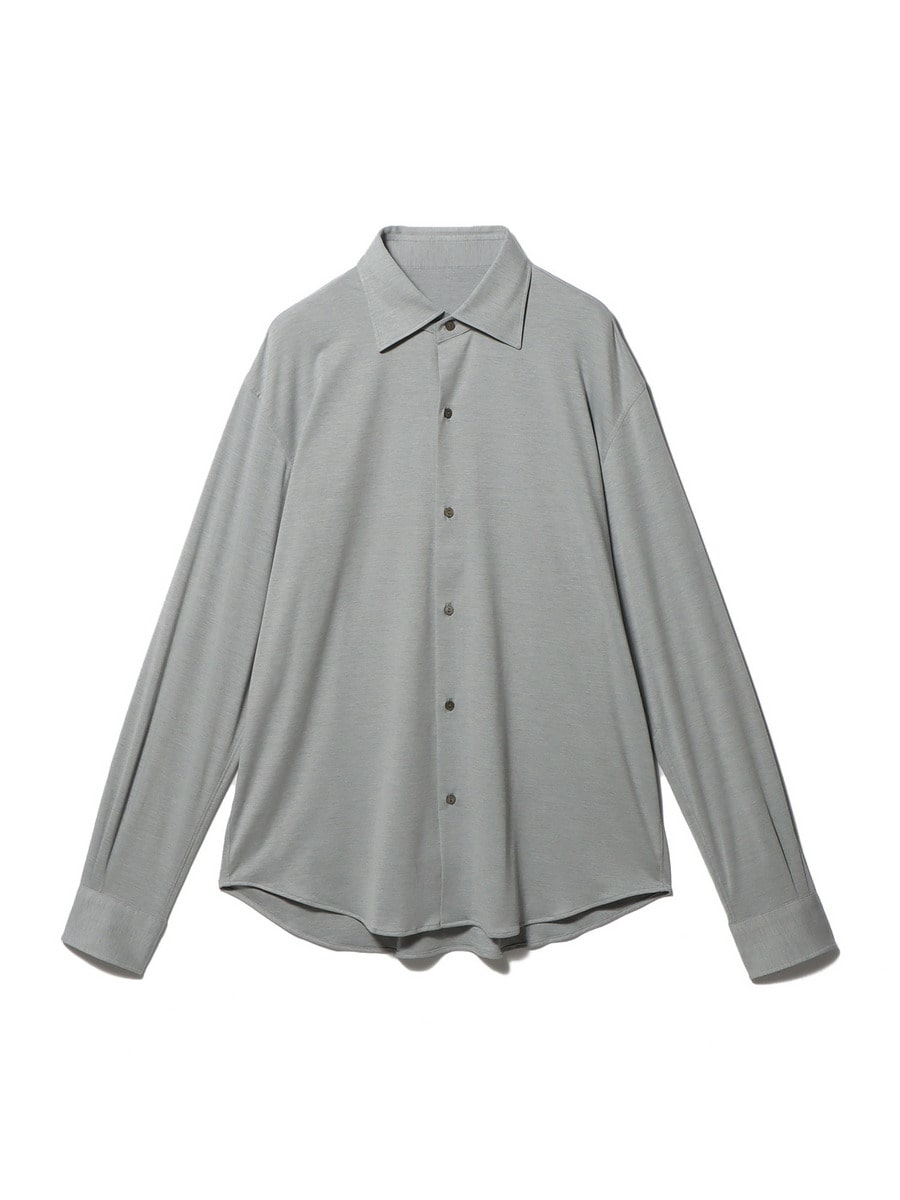 カノコジャージー ワイドカラーシャツ