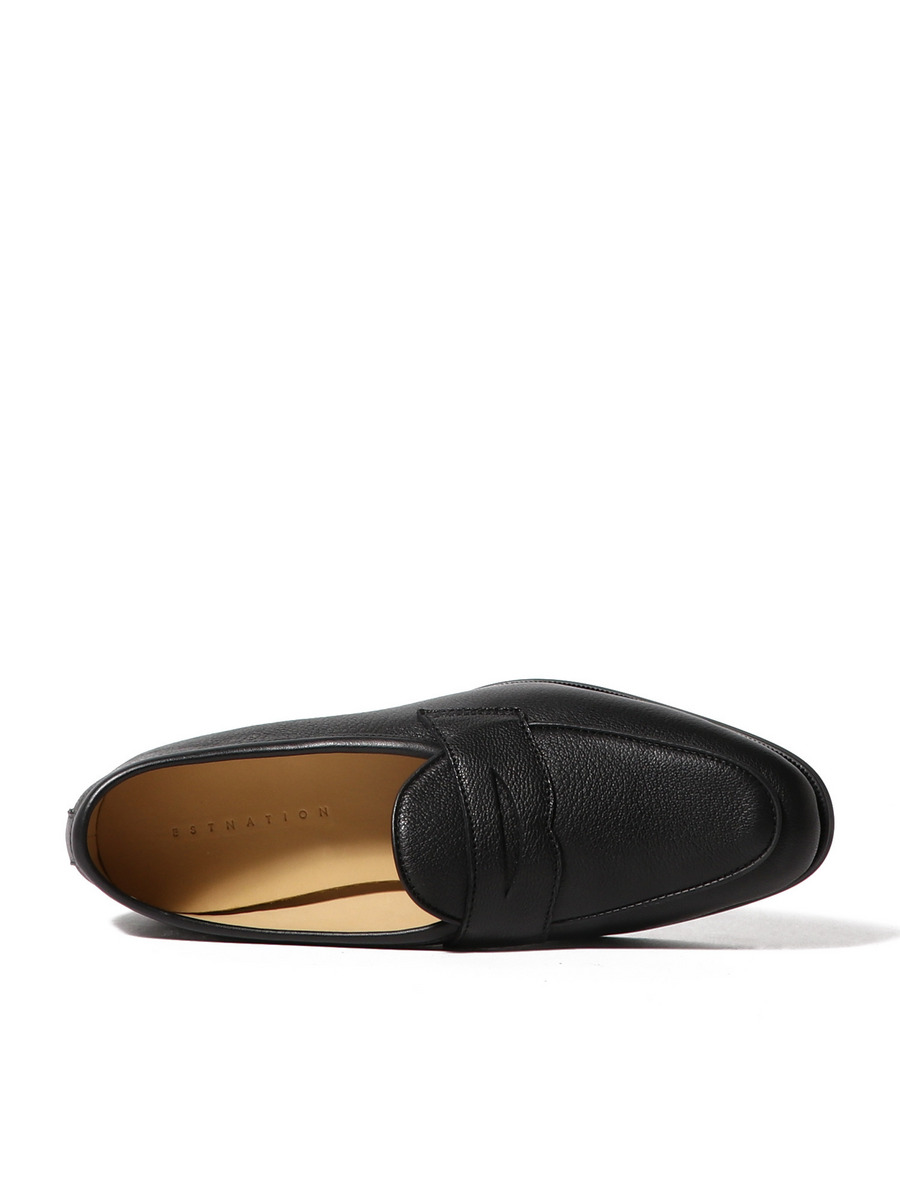 ESTNATION / シュリンクレザー ベルジャンローファー｜ESTNATION