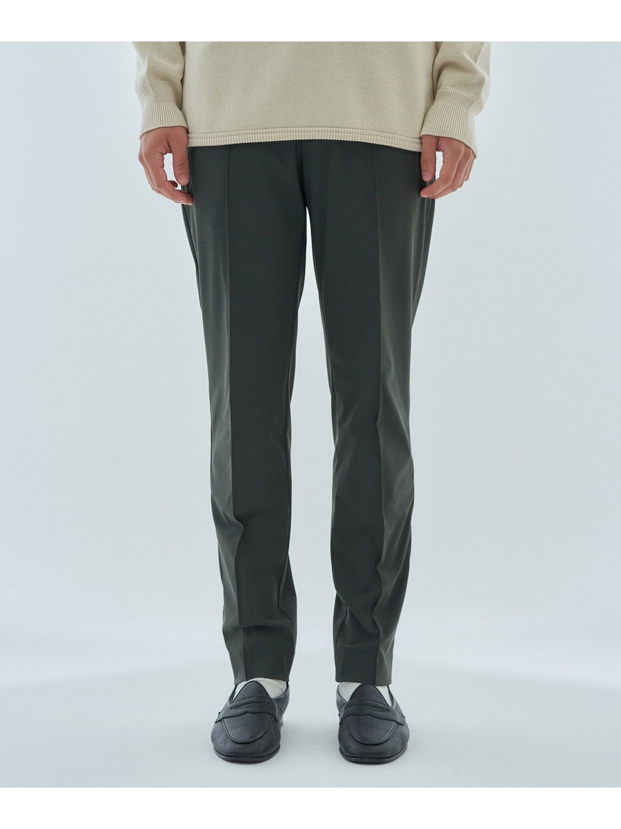 PT Torino ストレッチ スラックス ダークブルー　46 PT TORINO / NEW BERLIN ストレッチテーパードスラックス