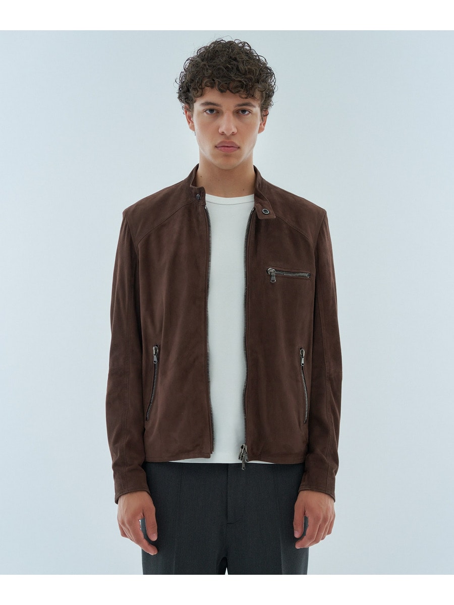 美品EstnationオーダーEMMETIラグジュアリーモデルMassimo46 EMMETI - MASSIMO LAMBSKIN SP LEATHER スペシャル レザー シングル