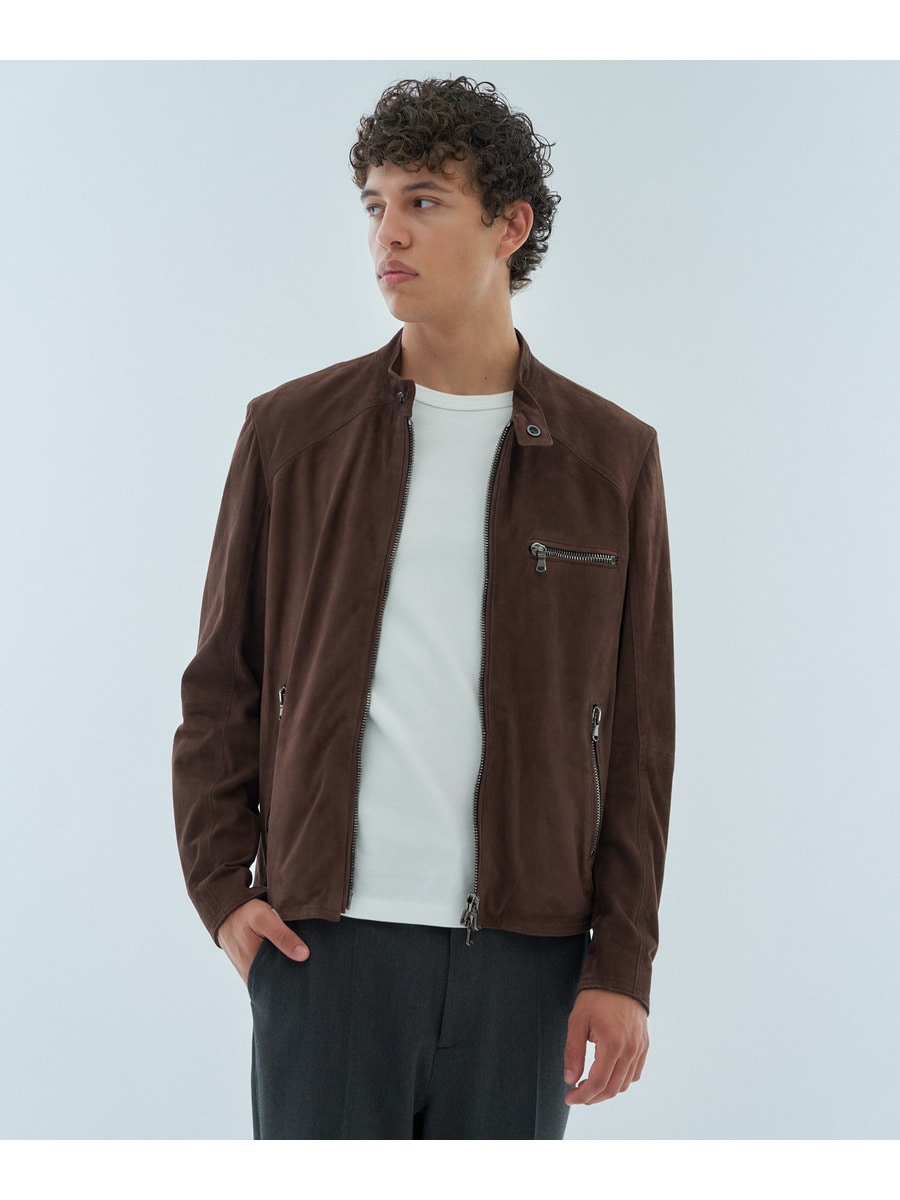 EMMETI GOATSKIN SUEDE トレンチコート 44 EMMETI エンメティ KILLIN CAMOSCIO ゴートスウェード トレンチコート