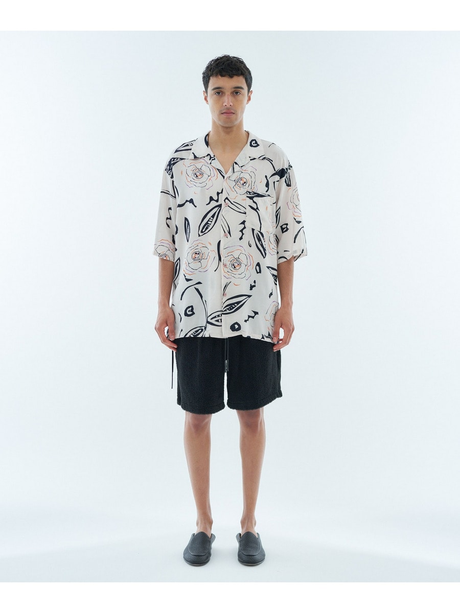 エストネーション ESTNATION アロハシャツ 半袖シャツ 総柄シャツ エストネーション ESTNATION アロハシャツ 半袖シャツ 総柄シャツ