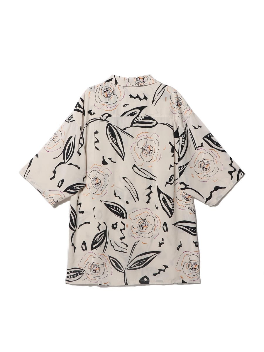 エストネーション ESTNATION アロハシャツ 半袖シャツ 総柄シャツ m's braque / 総柄シャツ《ESTNATION EXCLUSIVE》｜ESTNATION
