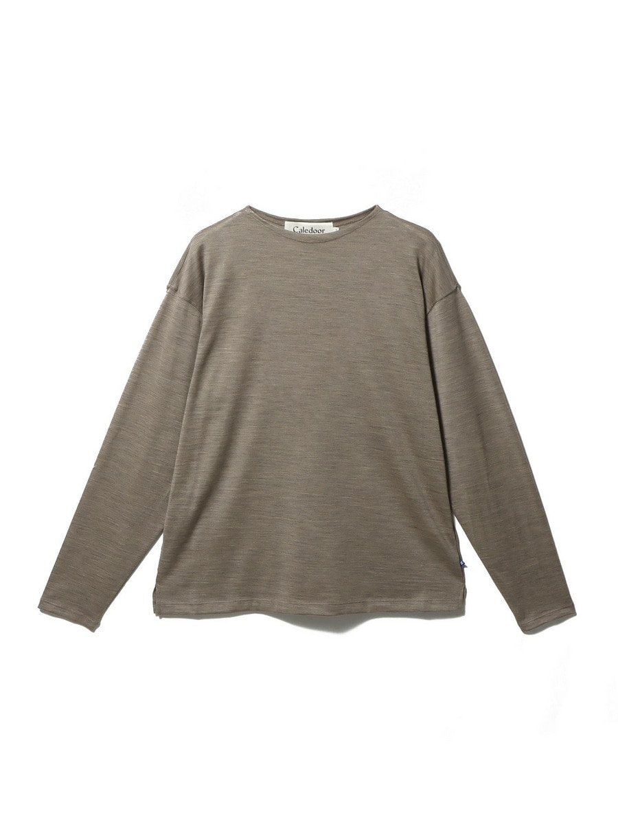 し*だ様 Caledoorメリノウールロングスリーブニットソー　Tシャツ Caledoor / メリノウールロングスリーブTシャツ｜ESTNATION ONLINE