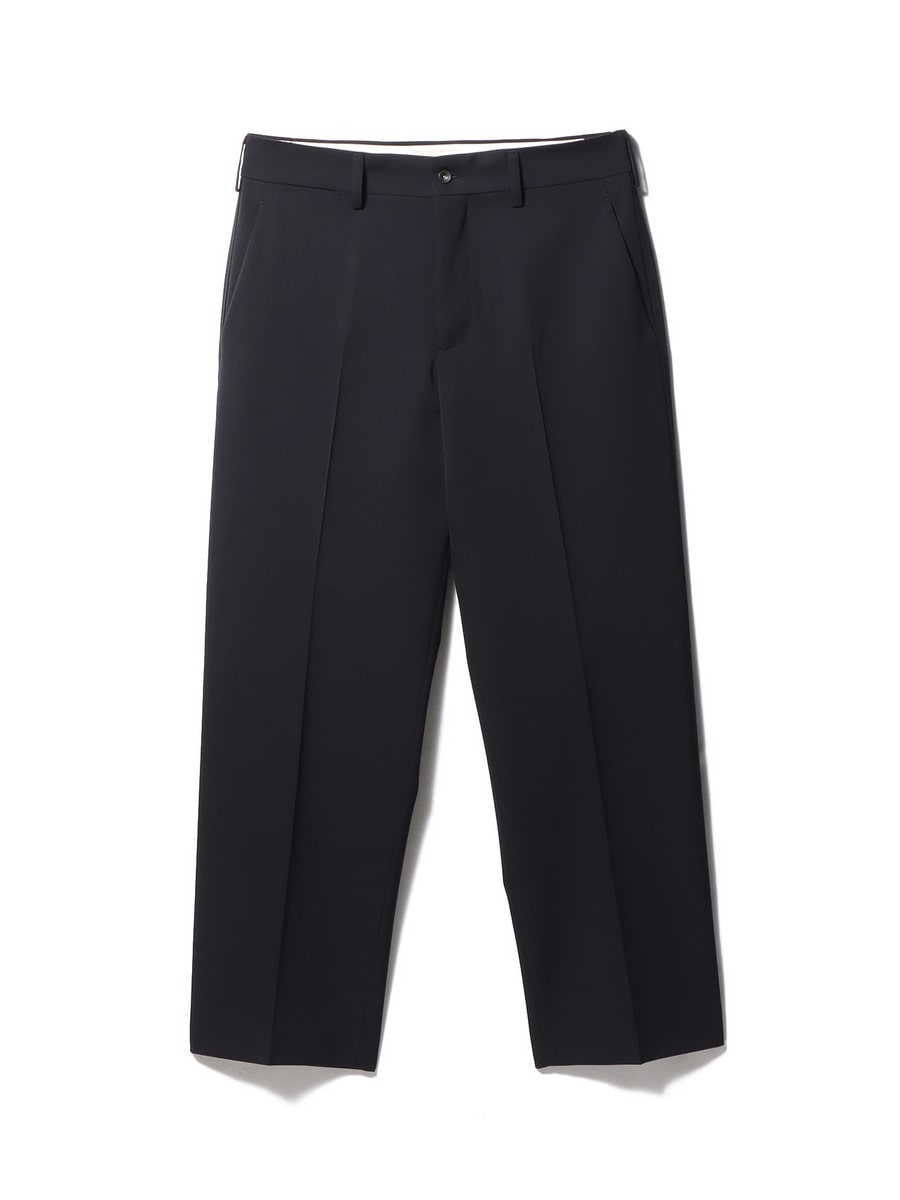 【新品定価3.8万】ESTNATION　COLUMN コットンパンツ　ブラックM COLUMN / ノンミュールウール ツイルスラックス＜THE COLUMN