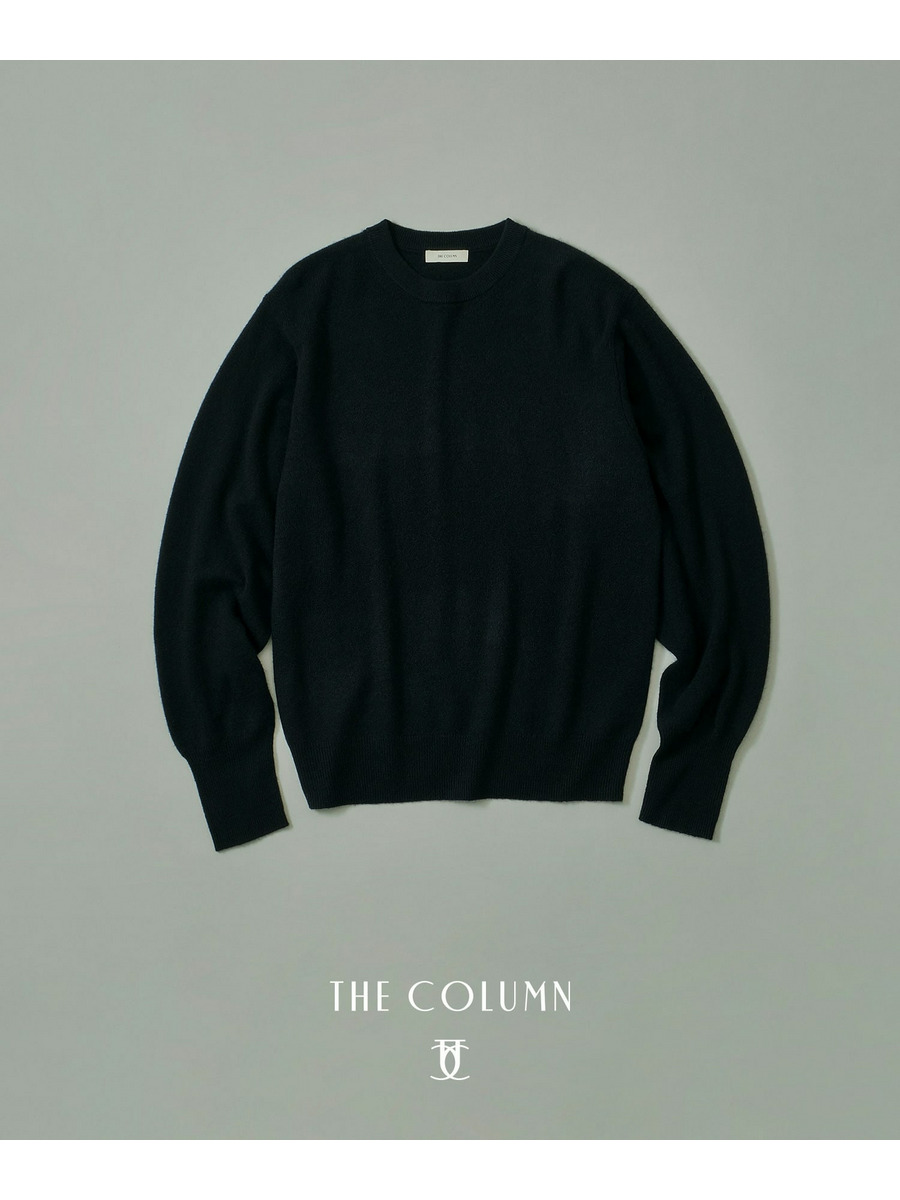 COLUMN / カシミヤ プルオーバーニット＜THE COLUMN