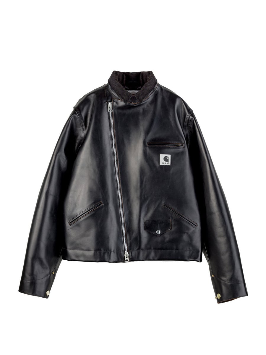 CARHARTT VIP ジャケット未使用 Sサイズ黒色 SACAI / Carhartt WIP レザージャケット｜ESTNATION ONLINE
