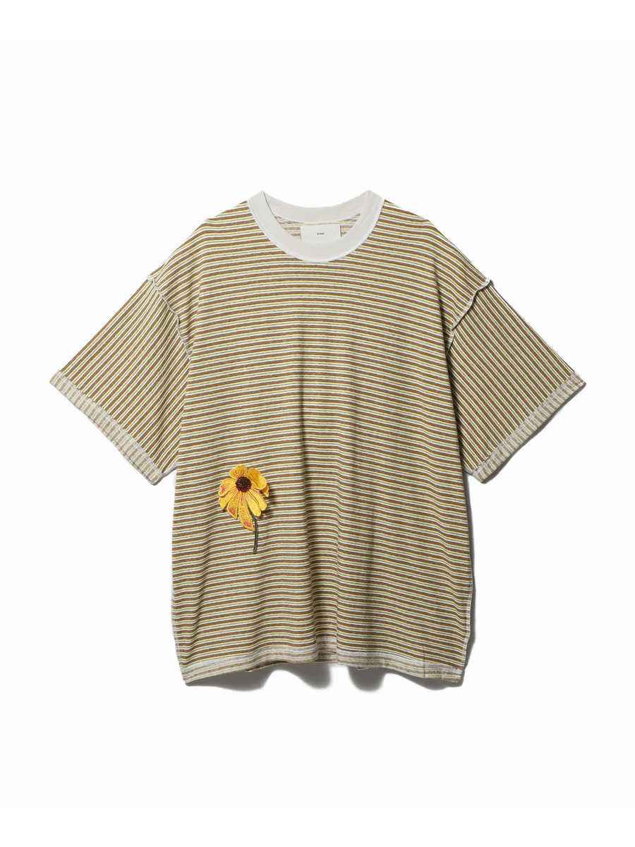 Flower Gym Tee Striped Jersey