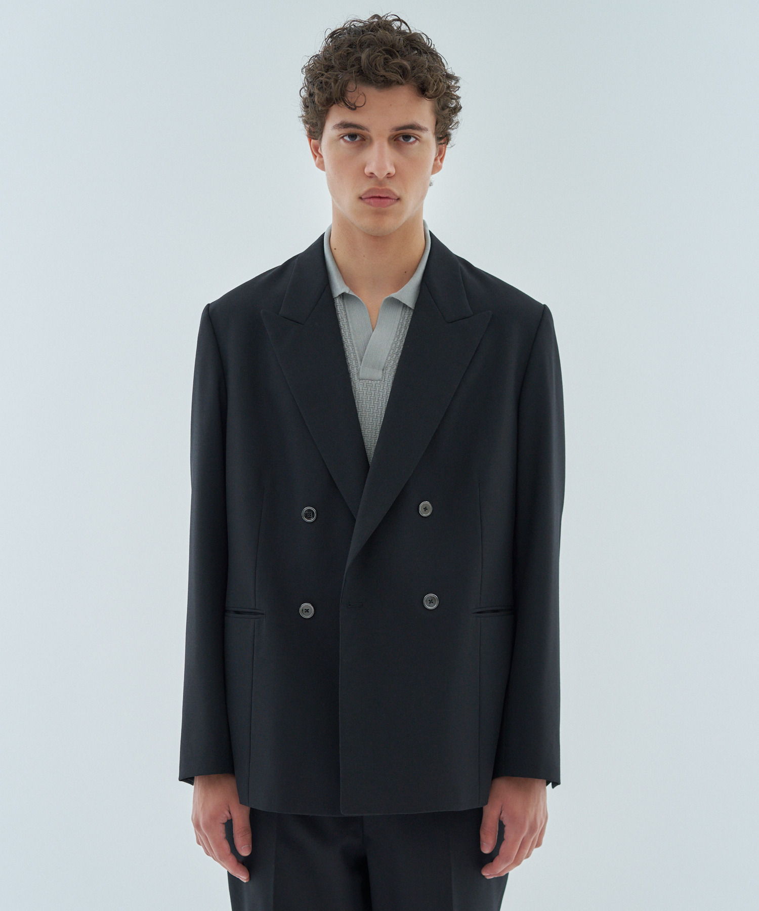 ウール ダブルブレステッドジャケット＜ESSENCEOFLUXURY×KIRINTAYLORS＞