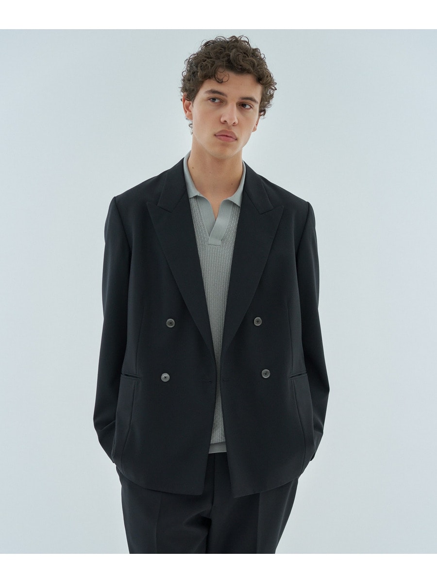 ウール ダブルブレステッドジャケット＜ESSENCEOFLUXURY×KIRINTAYLORS＞