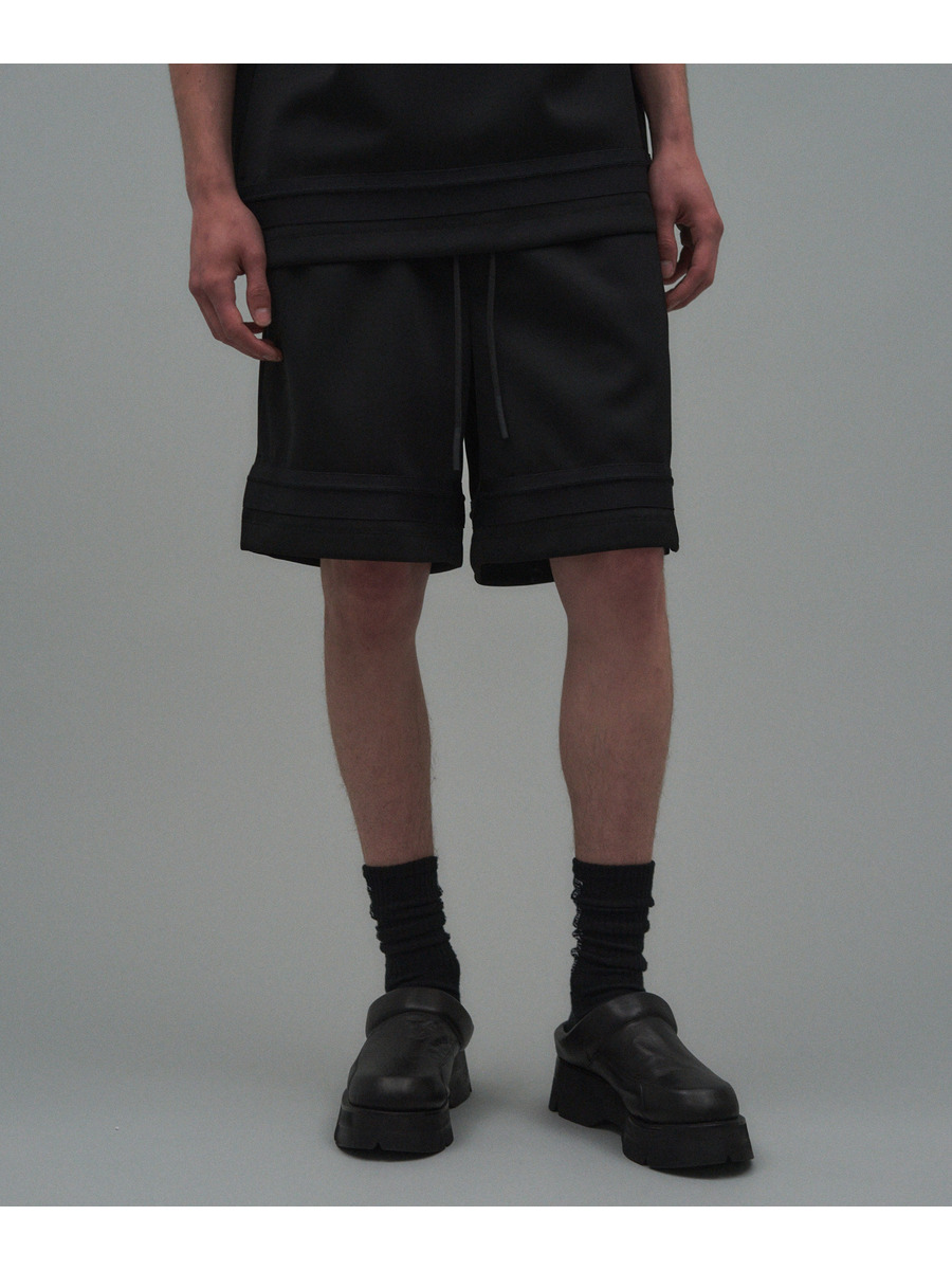 onegravity 22SS ダブルニットショーツ ショートパンツ 黒サイズM onegravity 22SS ダブルニットショーツ ショートパンツ 黒サイズ