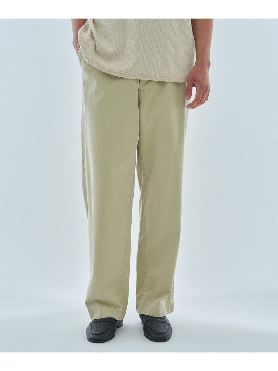 ルーズフィット チノパンツ