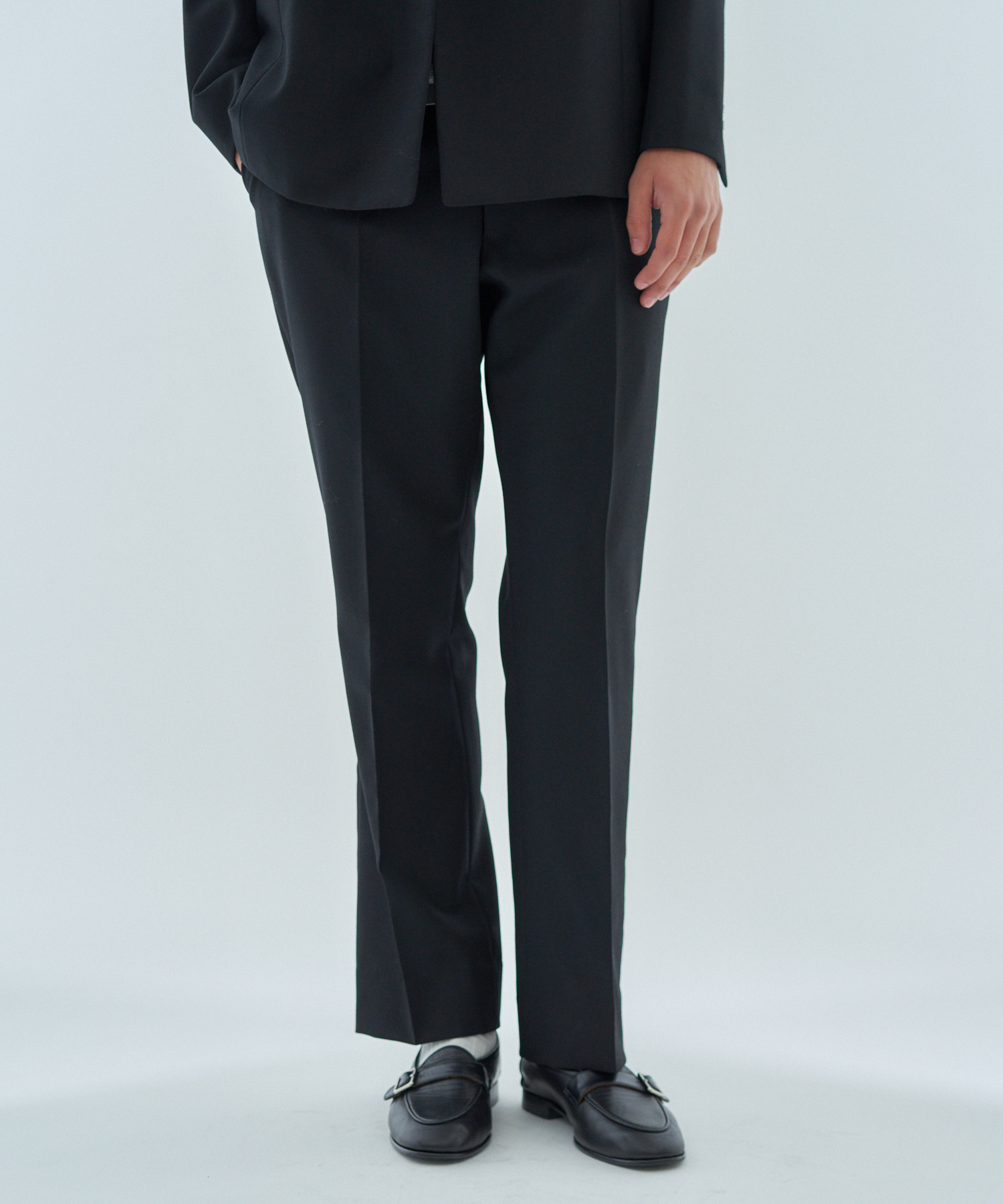 ウール フレアトラウザーズ＜ESSENCEOFLUXURY×KIRINTAYLORS＞