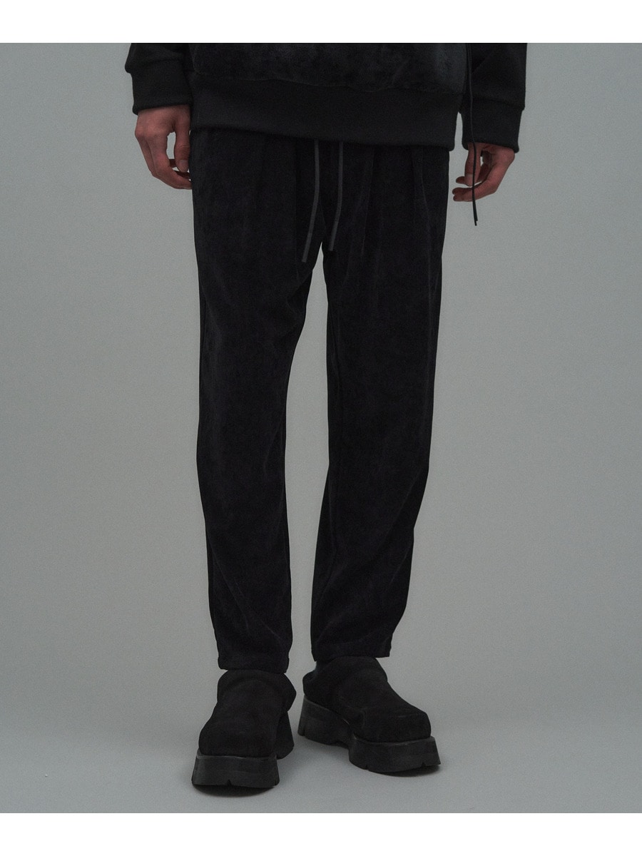 ベルベット 2タックテーパードパンツ