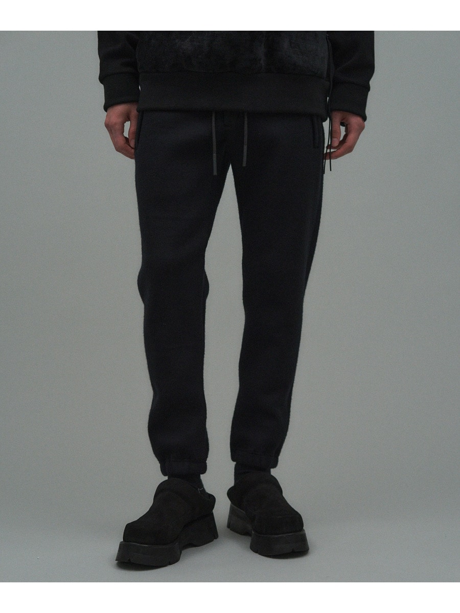 ウールジャージー リブパンツ