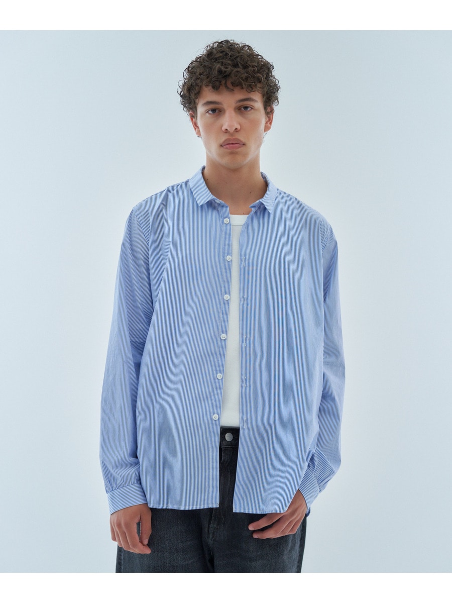 ESTNATION - VOGUE掲載★ 美品◎ COATE 日本製 長袖 ストライプシャツ aftersunshine / ストライプシャツ｜ESTNATION ONLINE STORE