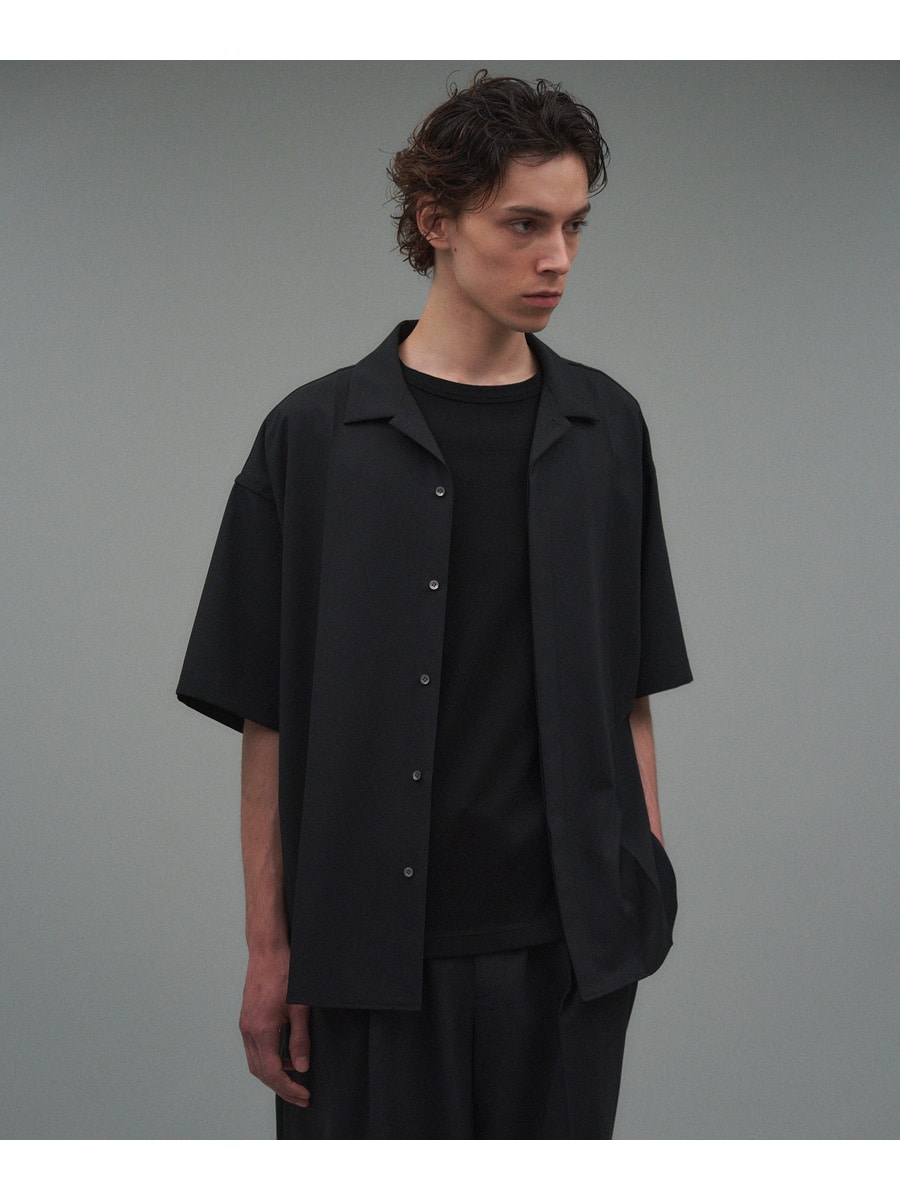 kiyonaga &amp;cokyneブラック S  Tシャツ ACTIVE TAILOR】シルケットスムースクルーネックロング