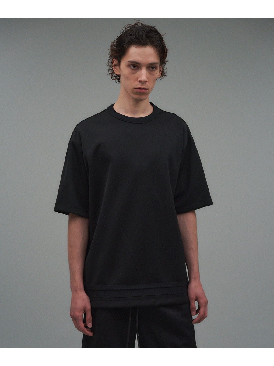 フィロソフィー スエード ジャケット フード ニット 異素材 ブラック 黒 M CMF - CMF OUTDOOR GARMENT - OVERLAY JACKET - SHINKIROU1.0