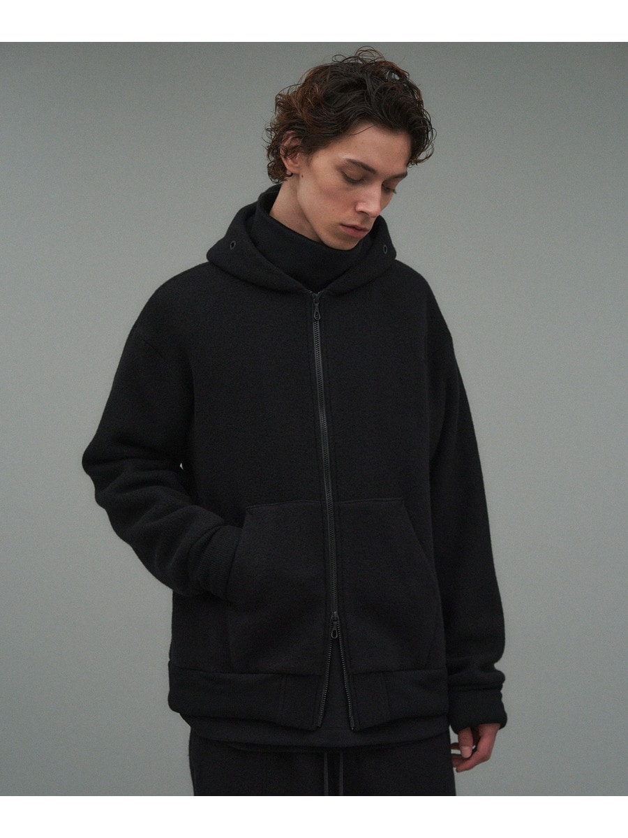 ナッピングフリース ジップアップフーディー