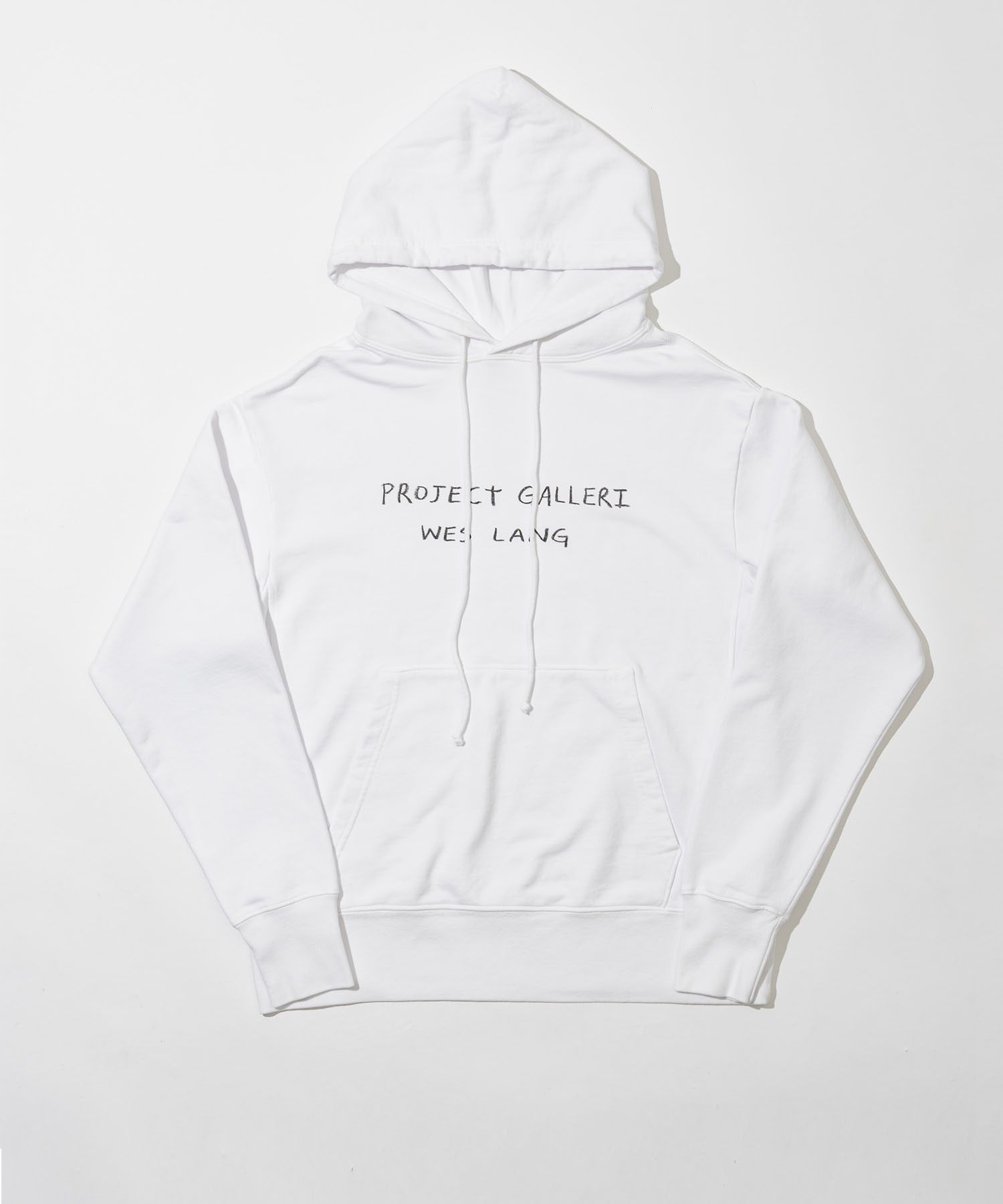 WES LANG　"PROJECT GALLERI Logo"　プリントフーディー
