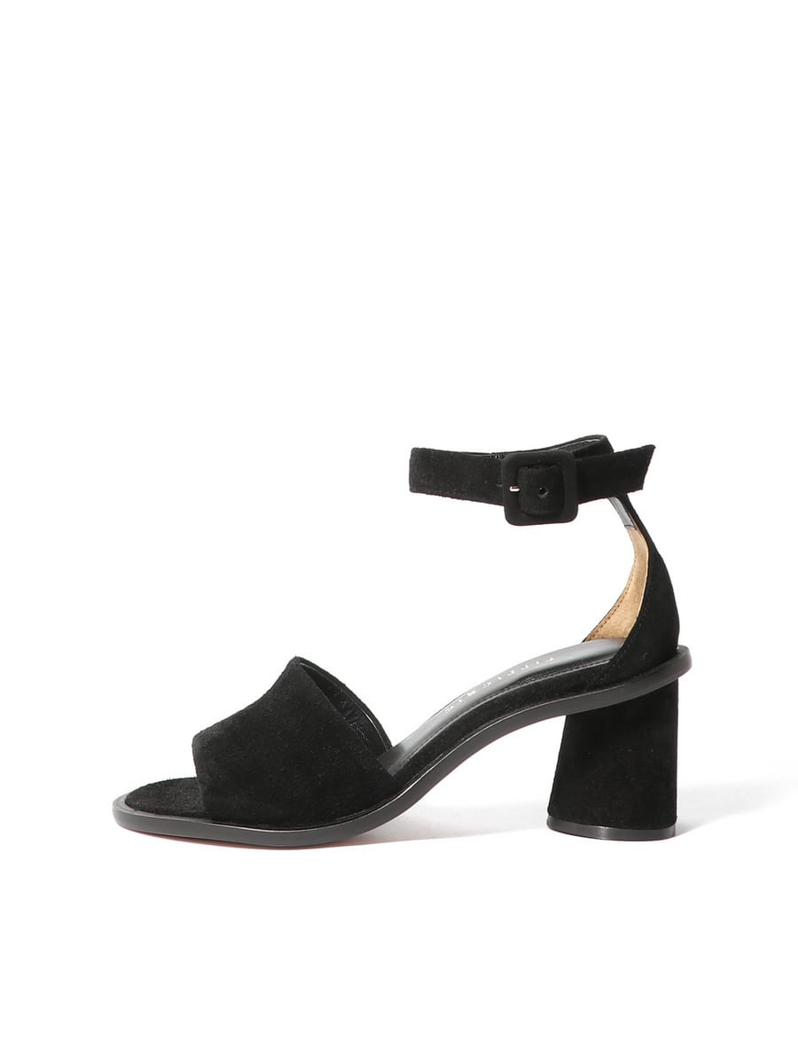 スエード アンクルベルトサンダル