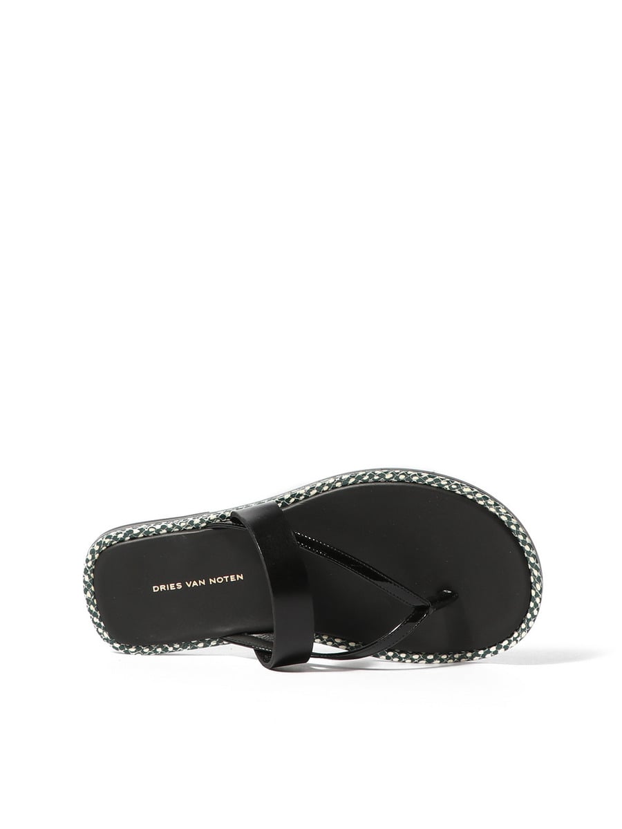 dries van noten サンダル39 DRIES VAN NOTEN / フラットサンダル｜ESTNATION ONLINE STORE
