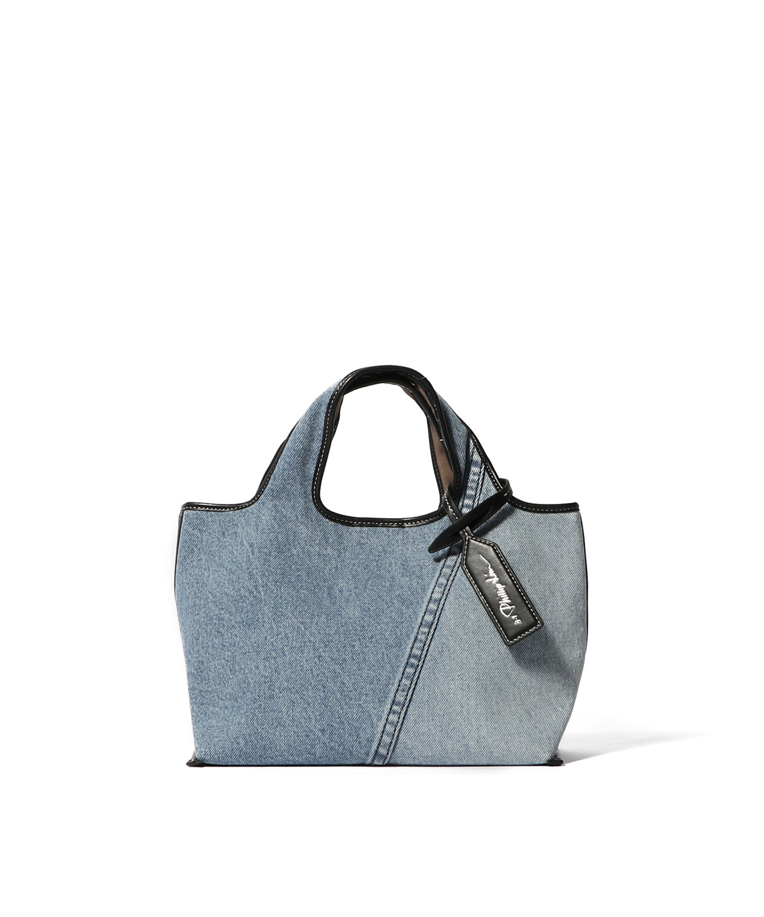 デニム ミニ マーケット トートバッグ