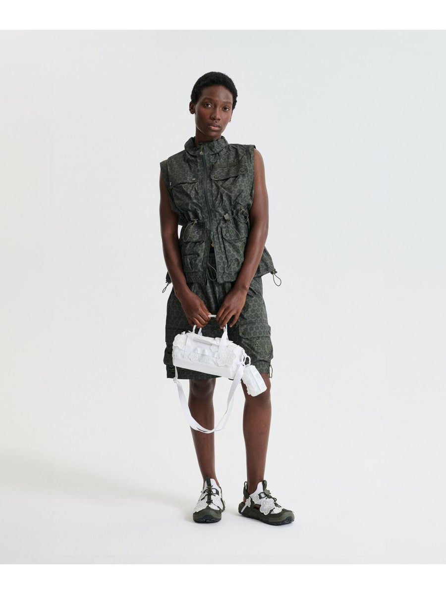 【美品】  Cecilie Bahnsen / セシリーバンセン | × THE NORTH FACE / ザノースフェイス Base Camp Clutch Bag ベースキャンプ クラッチ ショルダーバッグ | ブラック | レディース 公式・限定】セシリーバンセン ベースキャンプクラッチ｜ザ・ノース