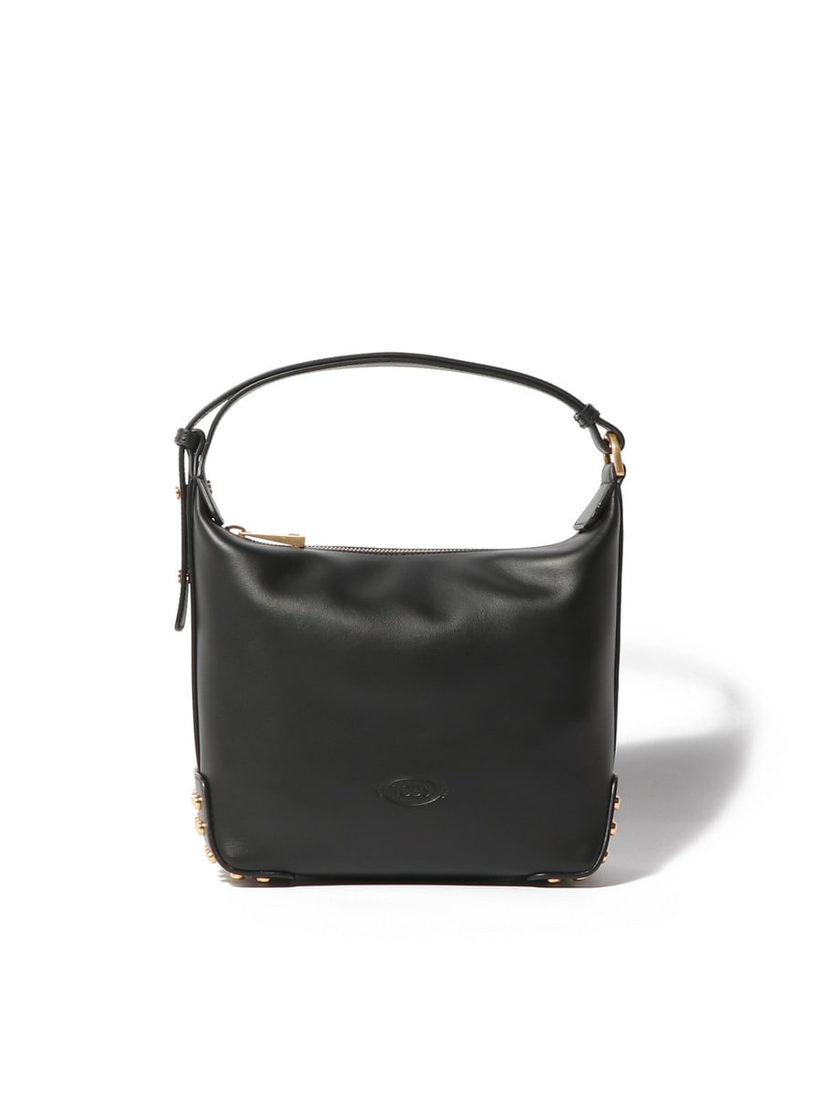 メタルドッツ レザーミニバッグ