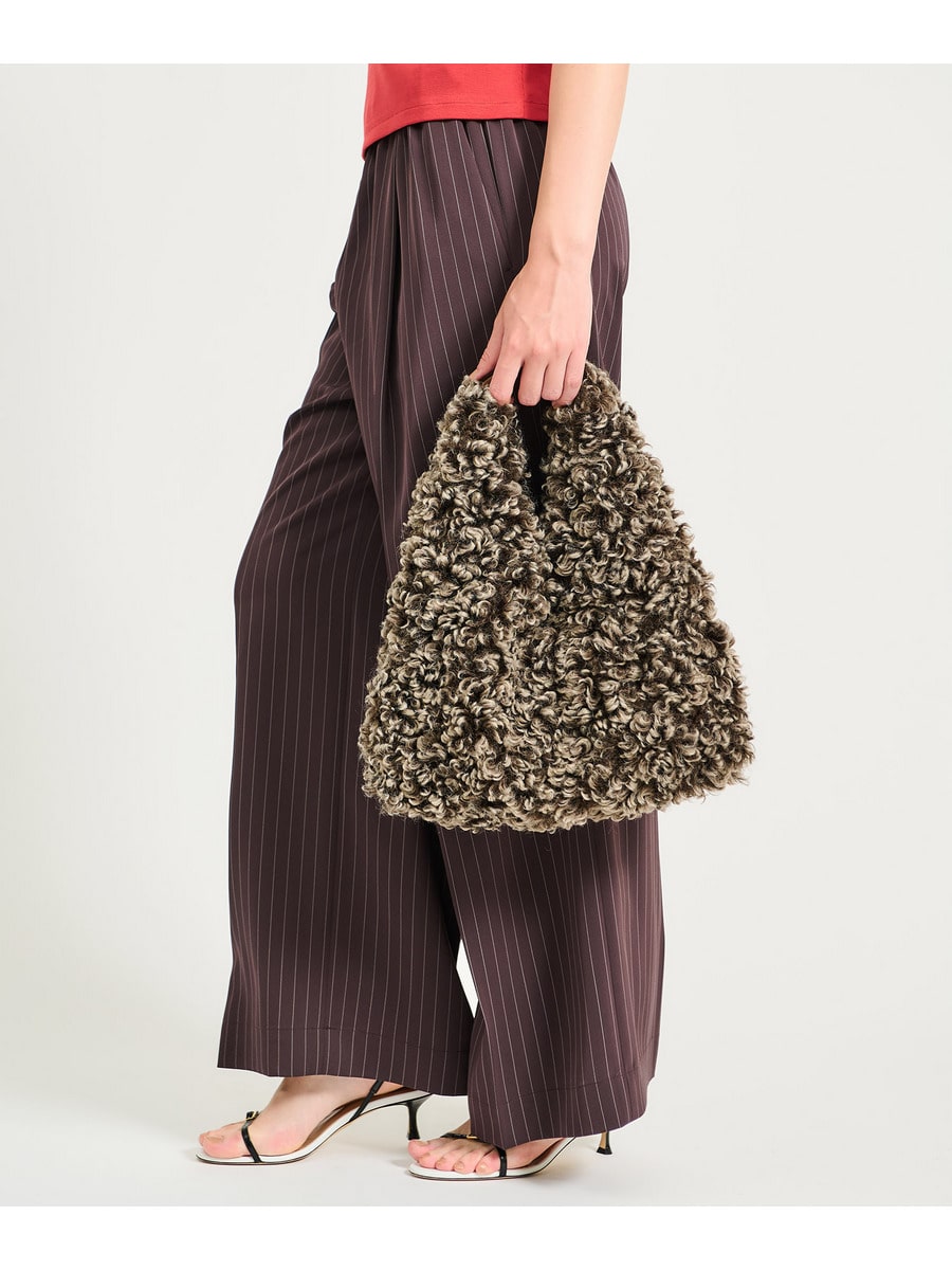 ELMO ファーホーボーバッグ