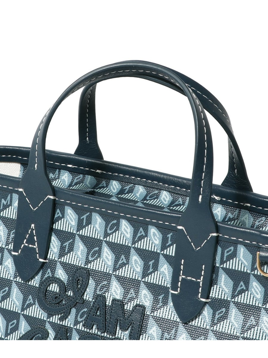 ANYA HINDMARCH / 「I AM A Plastic Bag」 モチーフジップ ミニトート