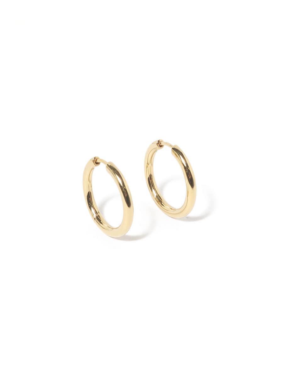 Classic Hoops Medium Gold ピアス
