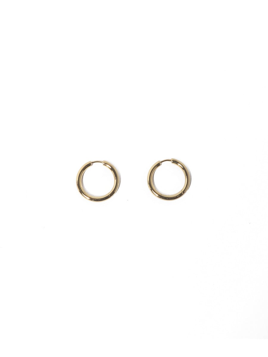 Classic Hoops Medium Gold ピアス