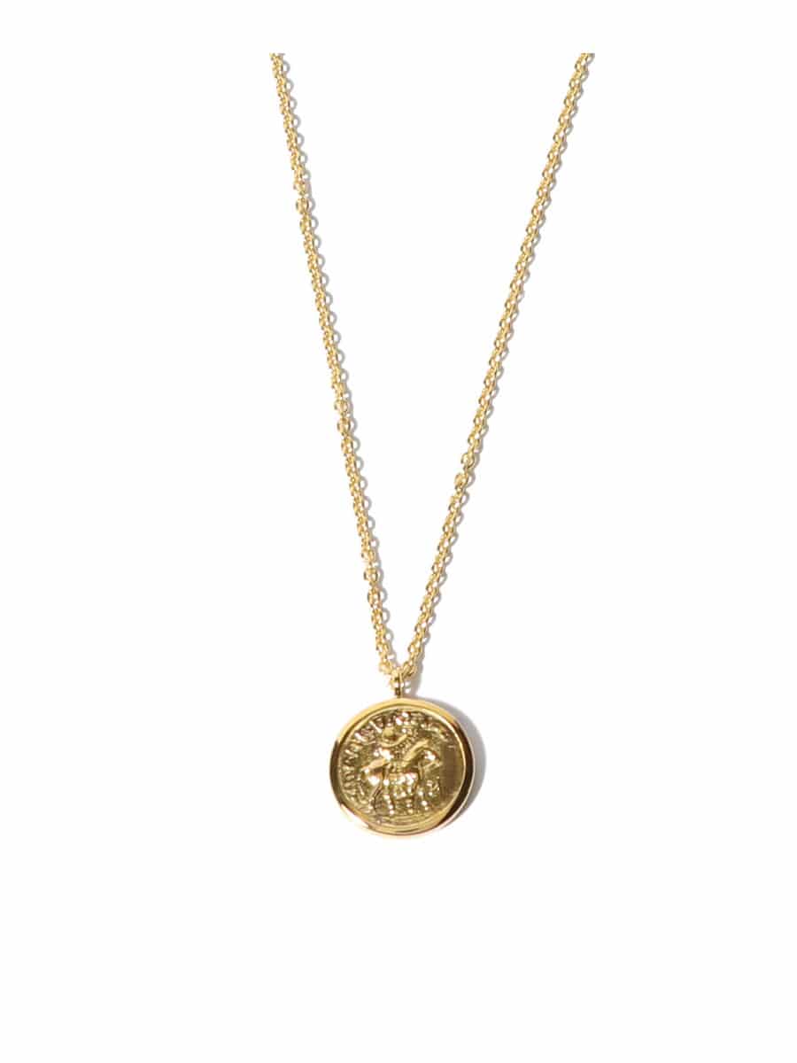Coin Pendant Gold 20.5inchネックレス