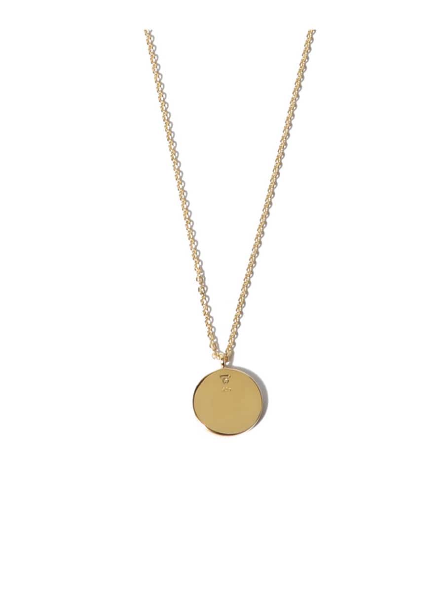 Coin Pendant Gold 20.5inchネックレス